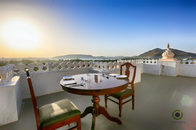 Roof Top Restaurant at Fateh Niwas
