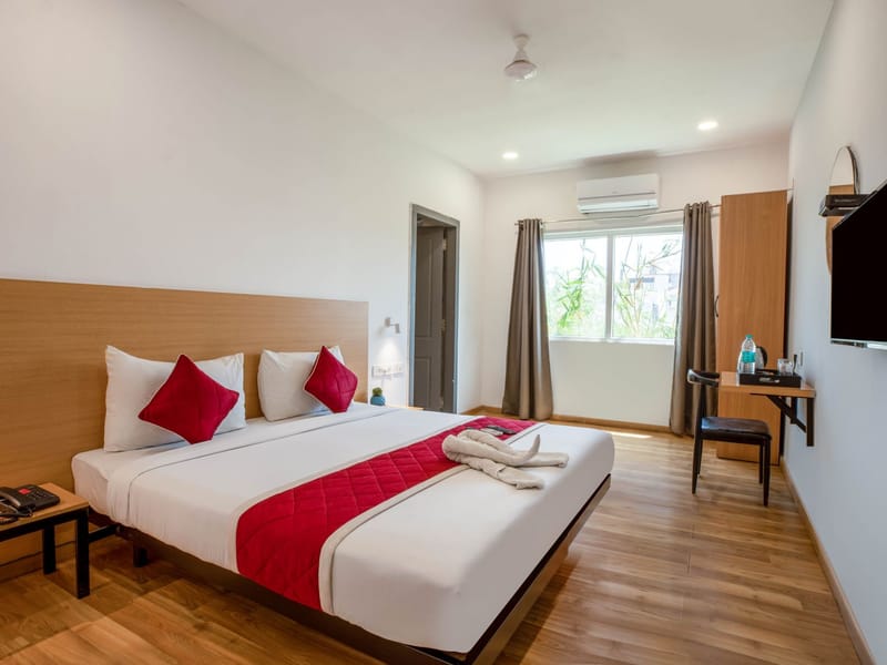 Guest room at Alchemy Suites