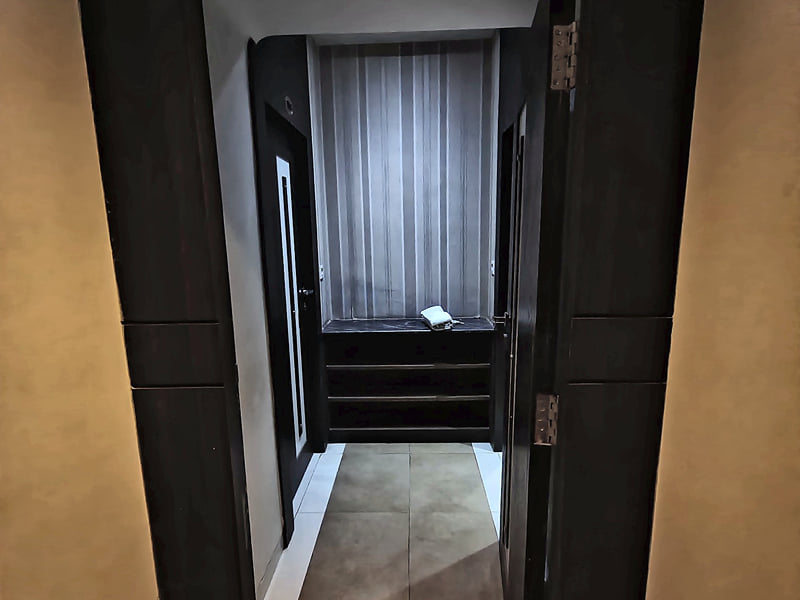 Entrance to the Paradise Suite with its name plaque