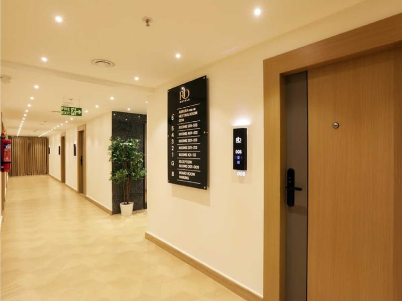 Ground-floor corridor