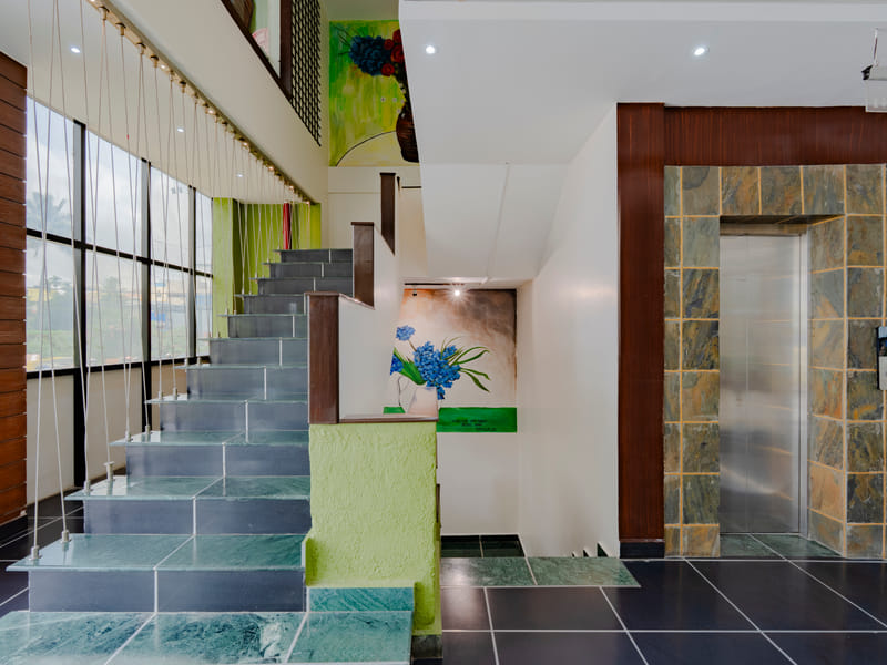 The stairway
