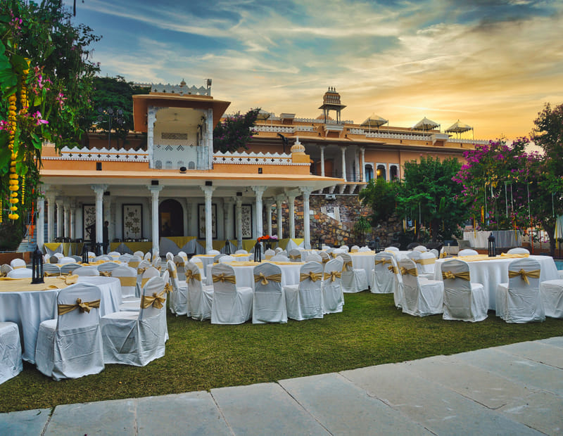Jai Bagh wedding venue at Fateh Garh