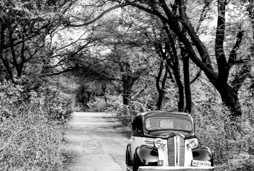Vintage Car Ride through Udaipur