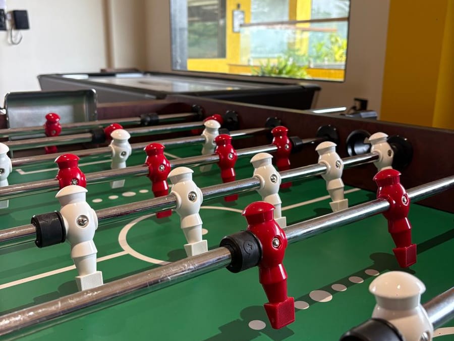 Skyline by Miraya, Play Zone, Foosball table in the games room