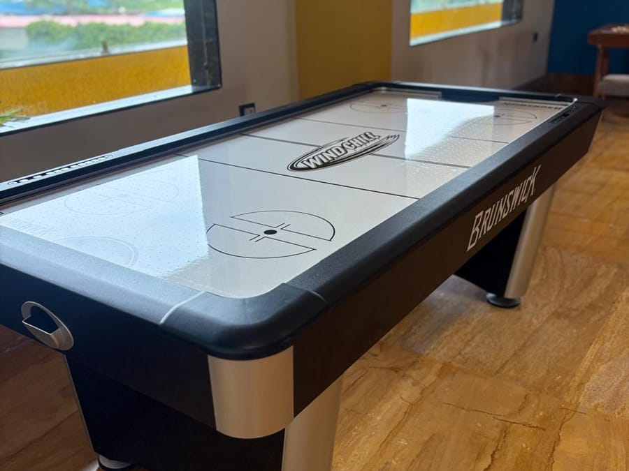 Skyline by Miraya, Play Zone, Air hockey table by the window