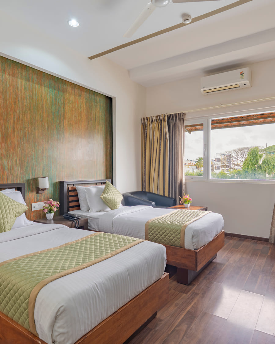 Executive Twin Room at RD Hotels, HSR Layout