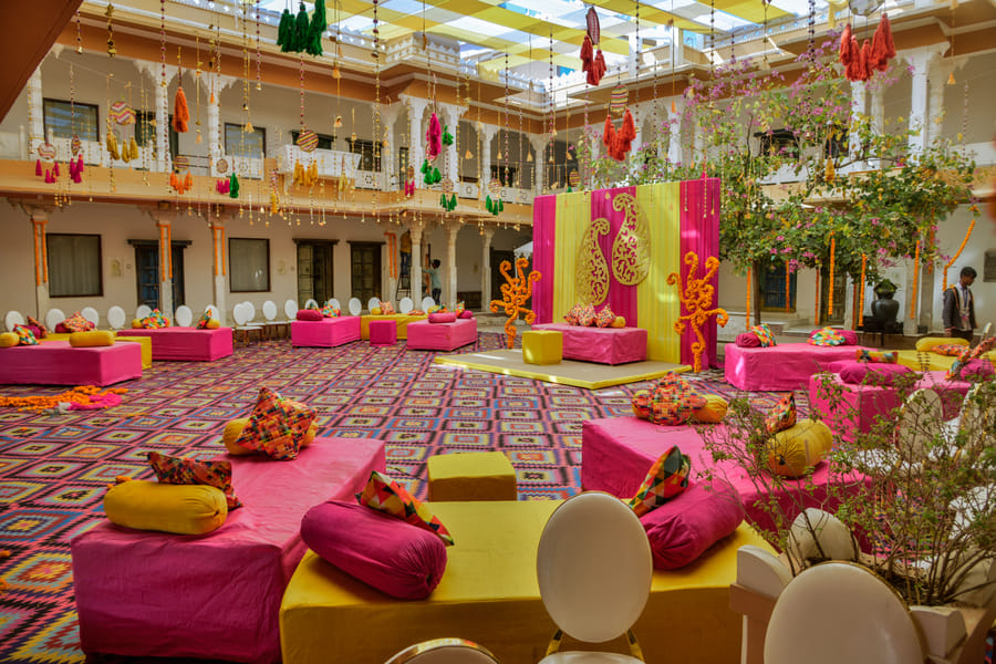 Wedding ceremony at Fateh Garh, Udaipur