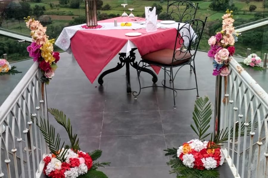 Private dining Sky Walk at Fateh Garh