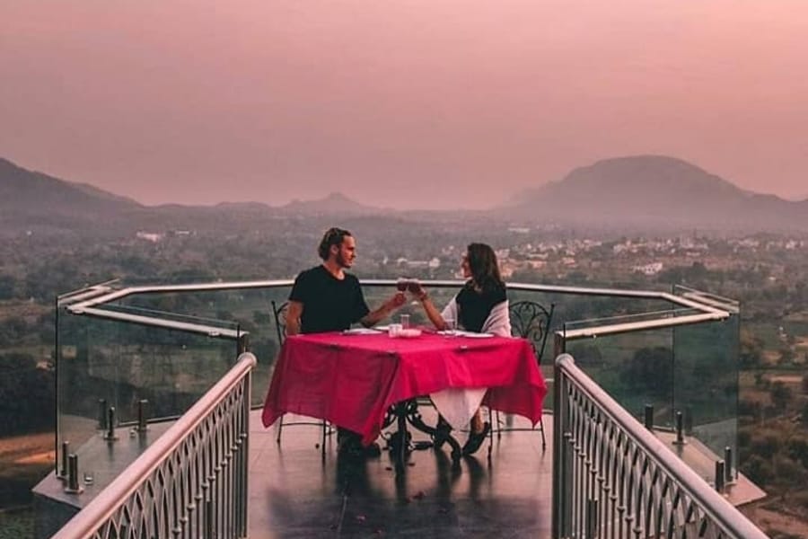 Private dining Sky Walk at Fateh Garh