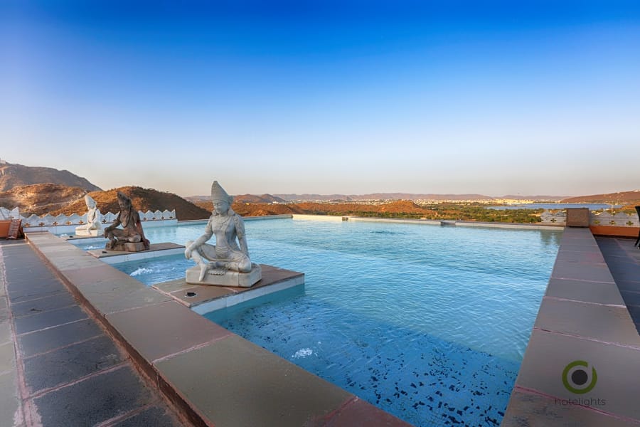 Infinity pool at Fateh Garh