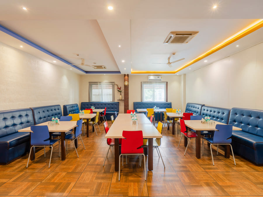 The breakfast area