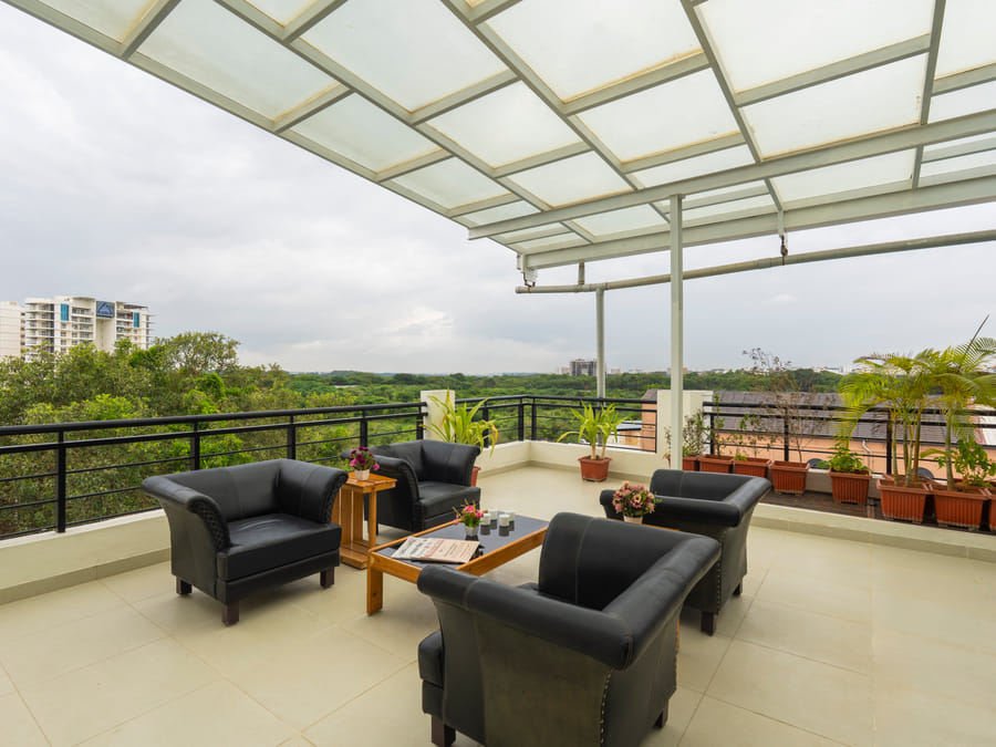 Terrace lounge area