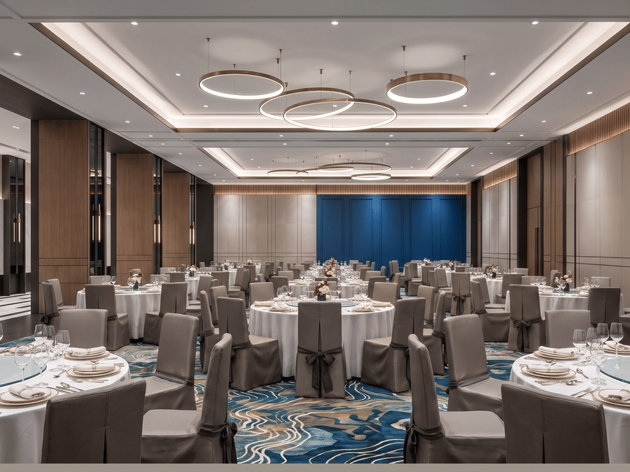 Grand banquet and convention hall at RG Grand Hotel & Convention, Bengaluru