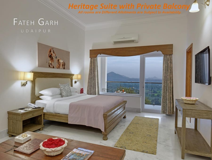 Heritage Suite with Balcony at Fateh Garh, Udaipur