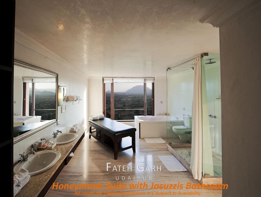 Honeymoon Suite with Jacuzzi at Fateh Garh, Udaipur