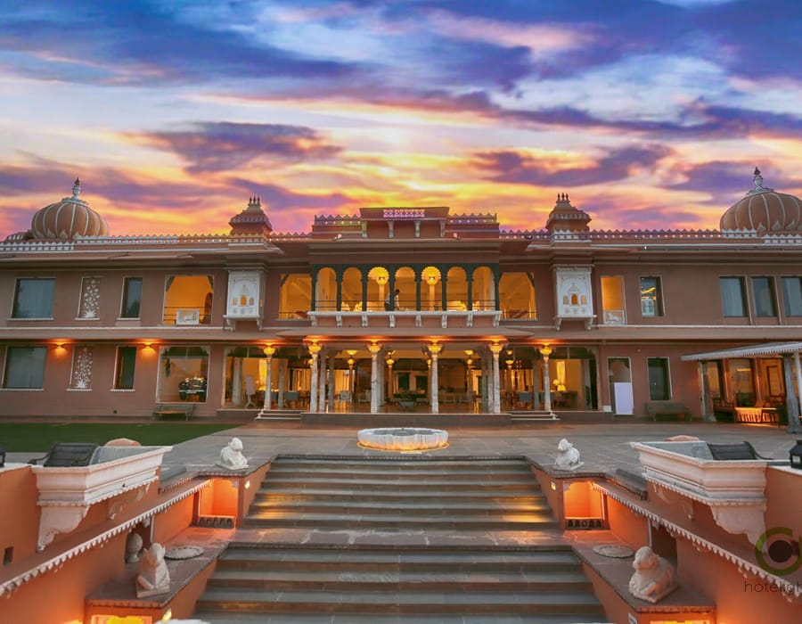 Fateh Garh heritage palace aerial view
