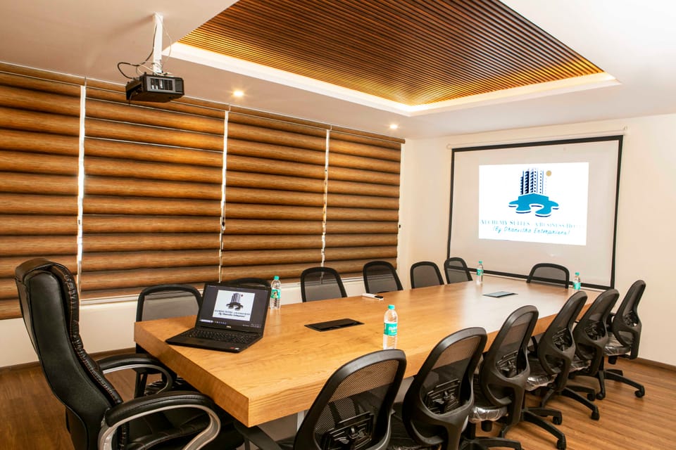 The board room at Alchemy Suites
