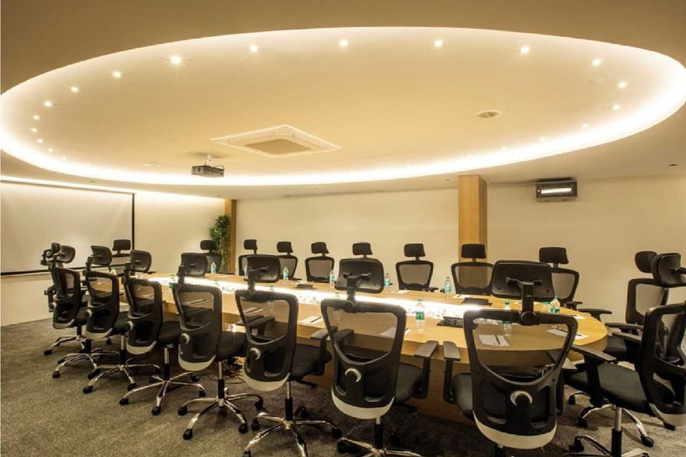 The Boardroom set for a corporate meeting