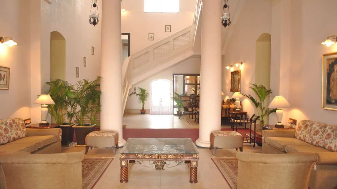 Lobby of Mahodadhi Palace - A Beach View Heritage Hotel in Puri  