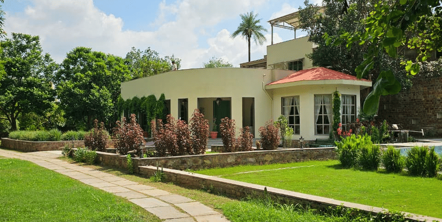 Facade-Surya Bagh-Landscape Monsoons.JPG