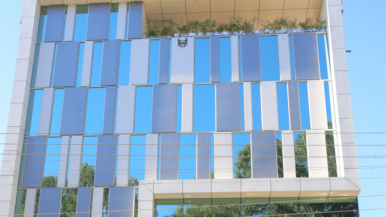 Pride Biznotel Haldwani building with glass exterior