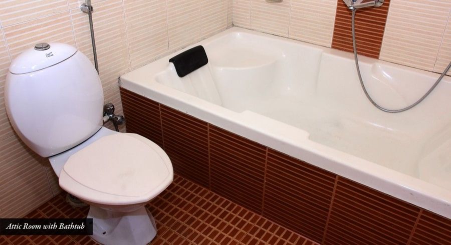 Attic room with bathtub 3