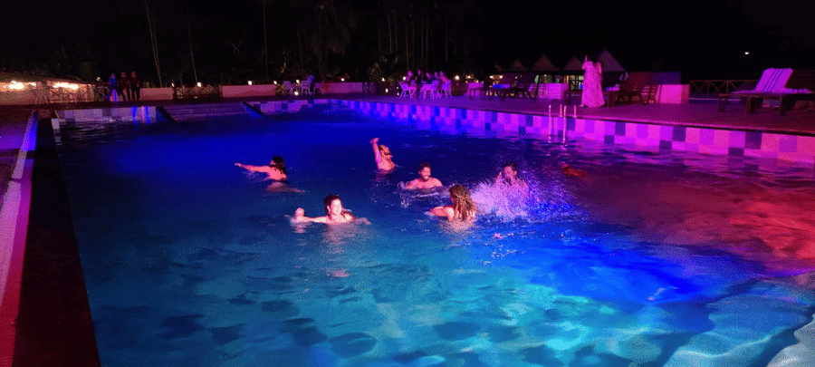 Pool Party at our hotel in Andaman and Nicobar Islands2