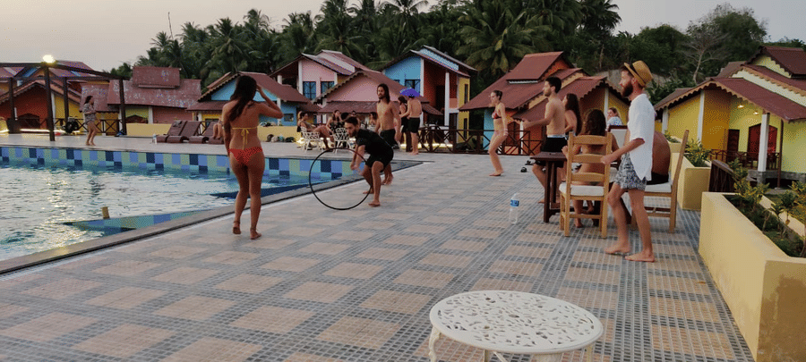 Pool Party at our hotel in Andaman and Nicobar Islands7