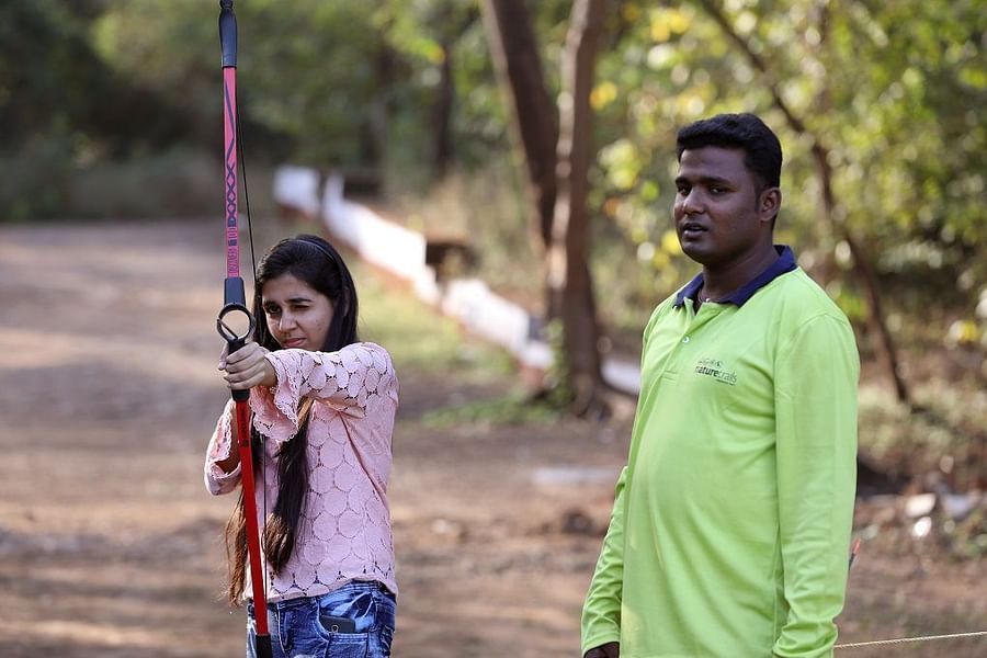 Archery - Sajan -Archery activity at Nature Trails Sajan, perfect for testing accuracy and focus.