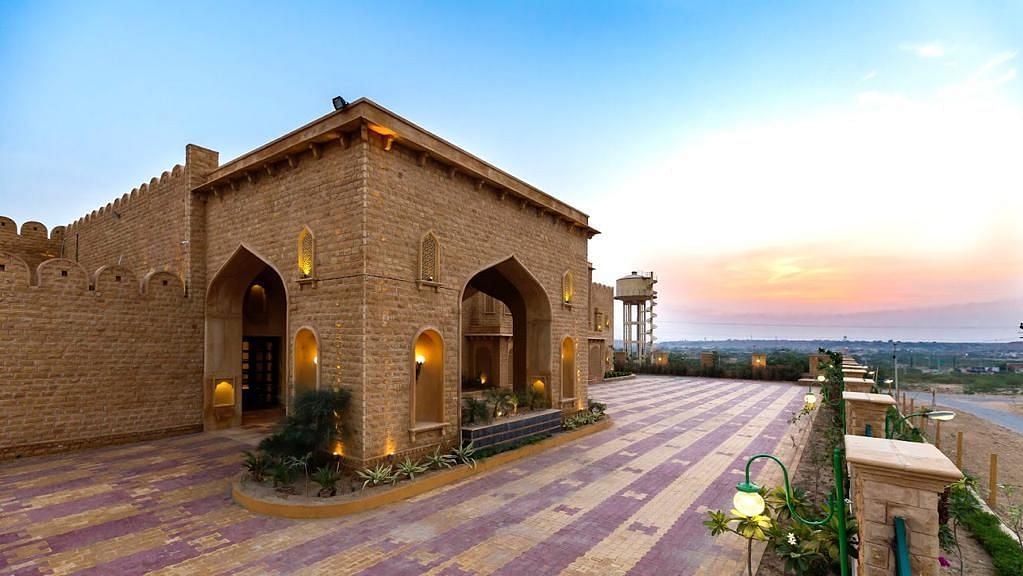 Main Porch Parking at Sairafort Sarovar Portico Jaisalmer
