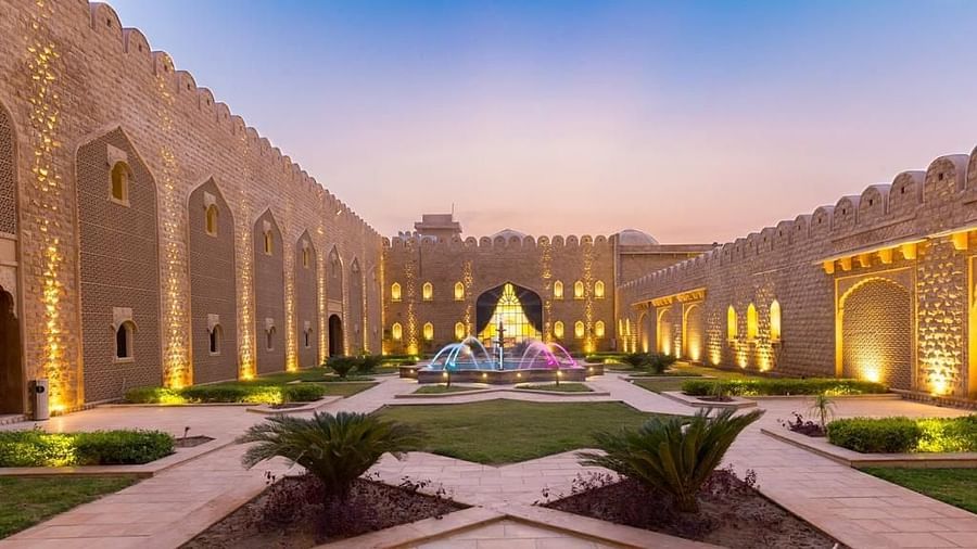 Courtyard Sairafort Sarovar Portico Jaisalmer 1