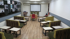 Baithak low seating setup