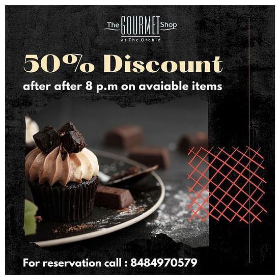 Gourmet Shop Offers banner - The Orchid Hotel Pune
