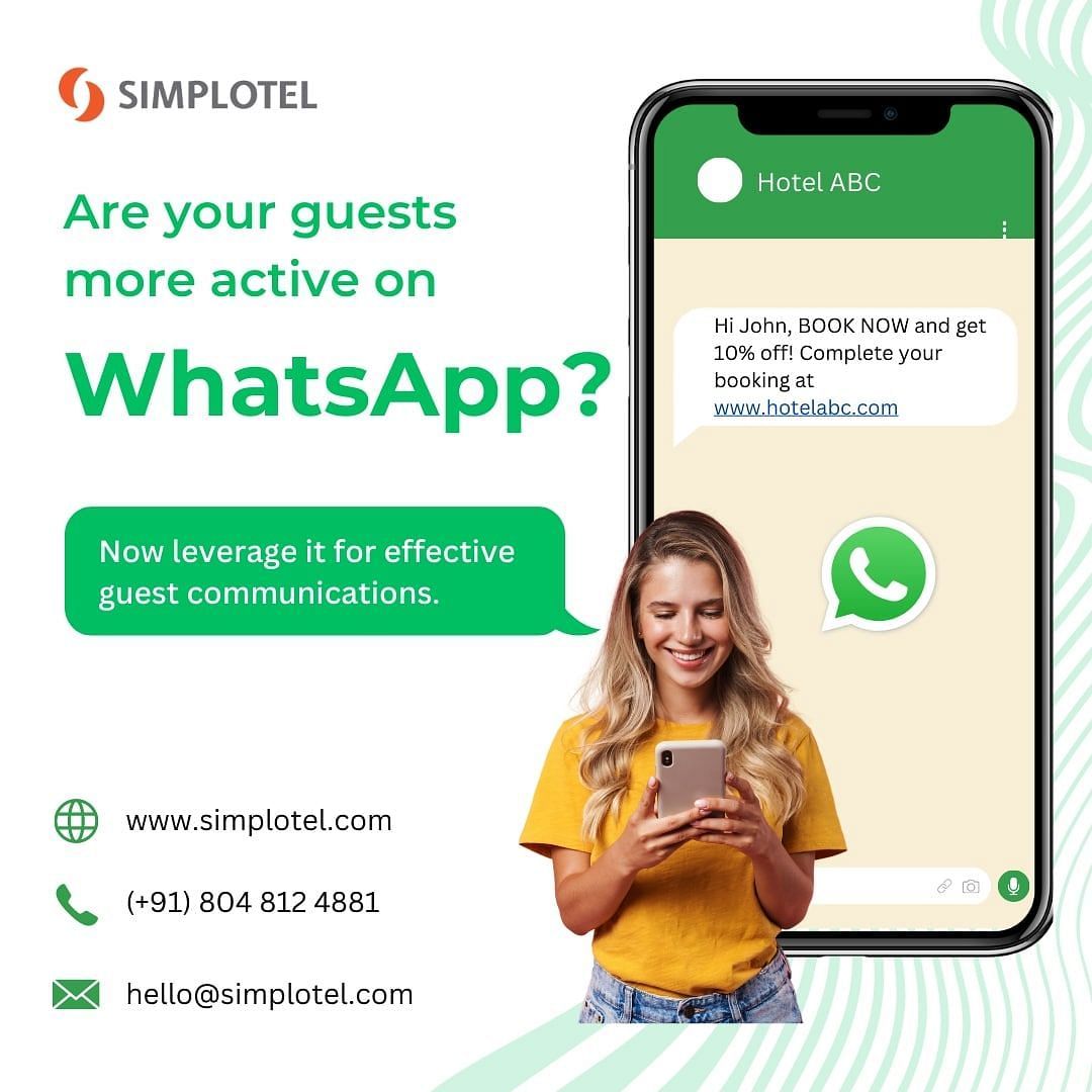 Leverage WhatsApp for effective hotel guest communications