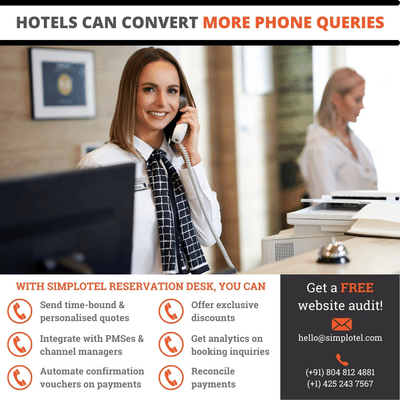 More phone queries through direct hotel booking
