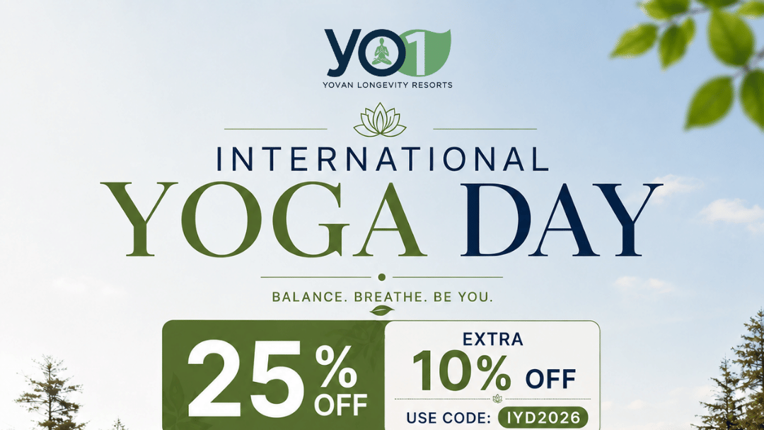 International Yoga Day offer at YO1 Longevity and Health Resorts featuring yoga session outdoor wellness retreat and exclusive savings package in Catskills New York
