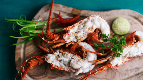 fresh seafood at Botanik Restaurant 