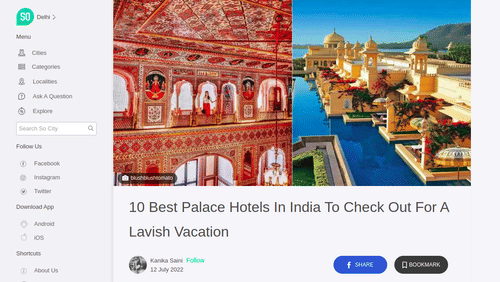 10 Best Palace Hotels In India To Check Out For A Lavish Vacation