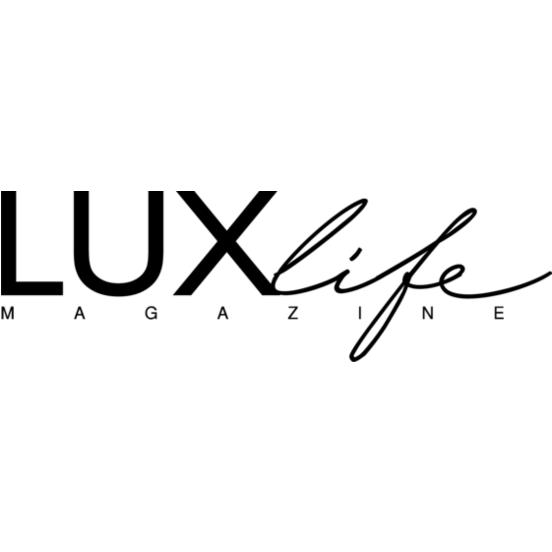 Logo of the 'LuxLife Magazine'