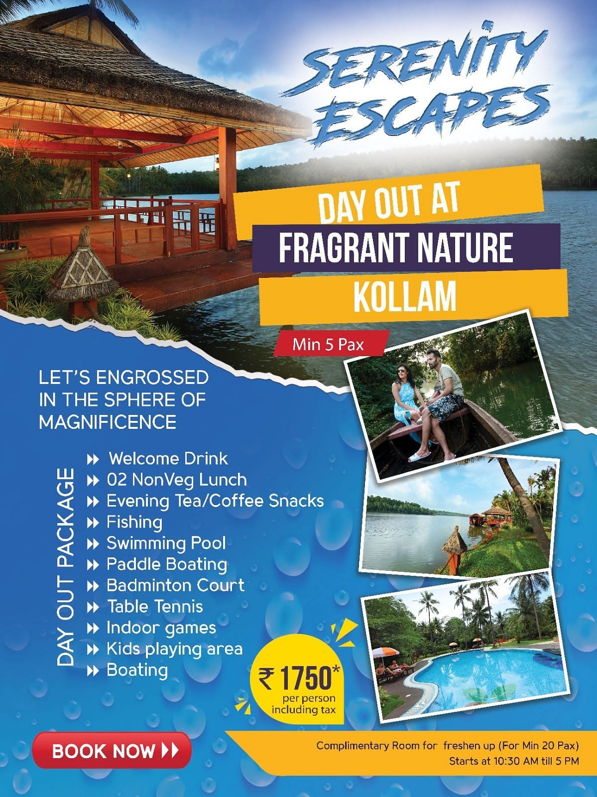Offer poster detailing the specifics of the promotion.