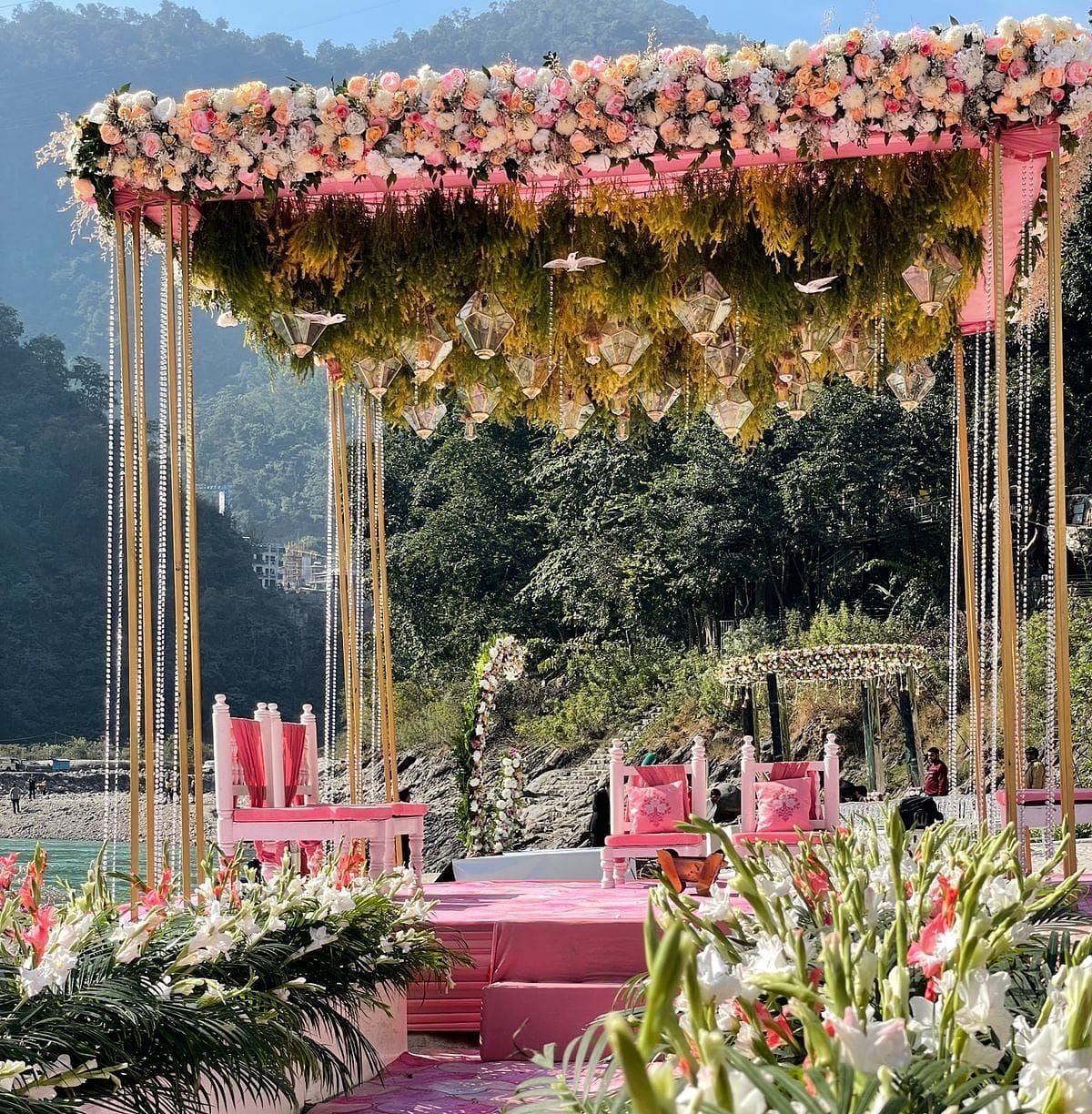 wedding by the ganges