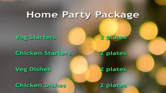 Home party package copy
