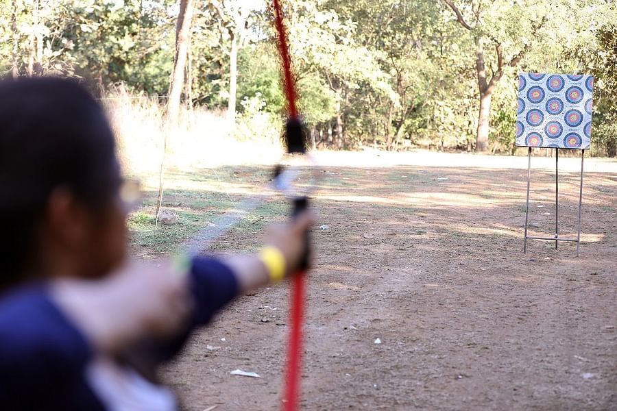 Archery - Sajan-Outdoor archery range at Nature Trails Sajan, providing a fun and skillful challenge.
