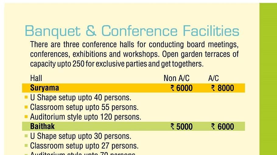 banquet-conference-hall rates 2019-20