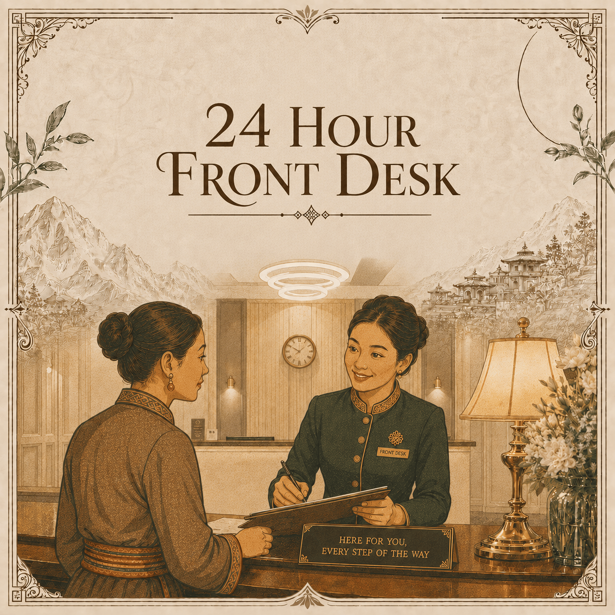 24 hour Front Desk