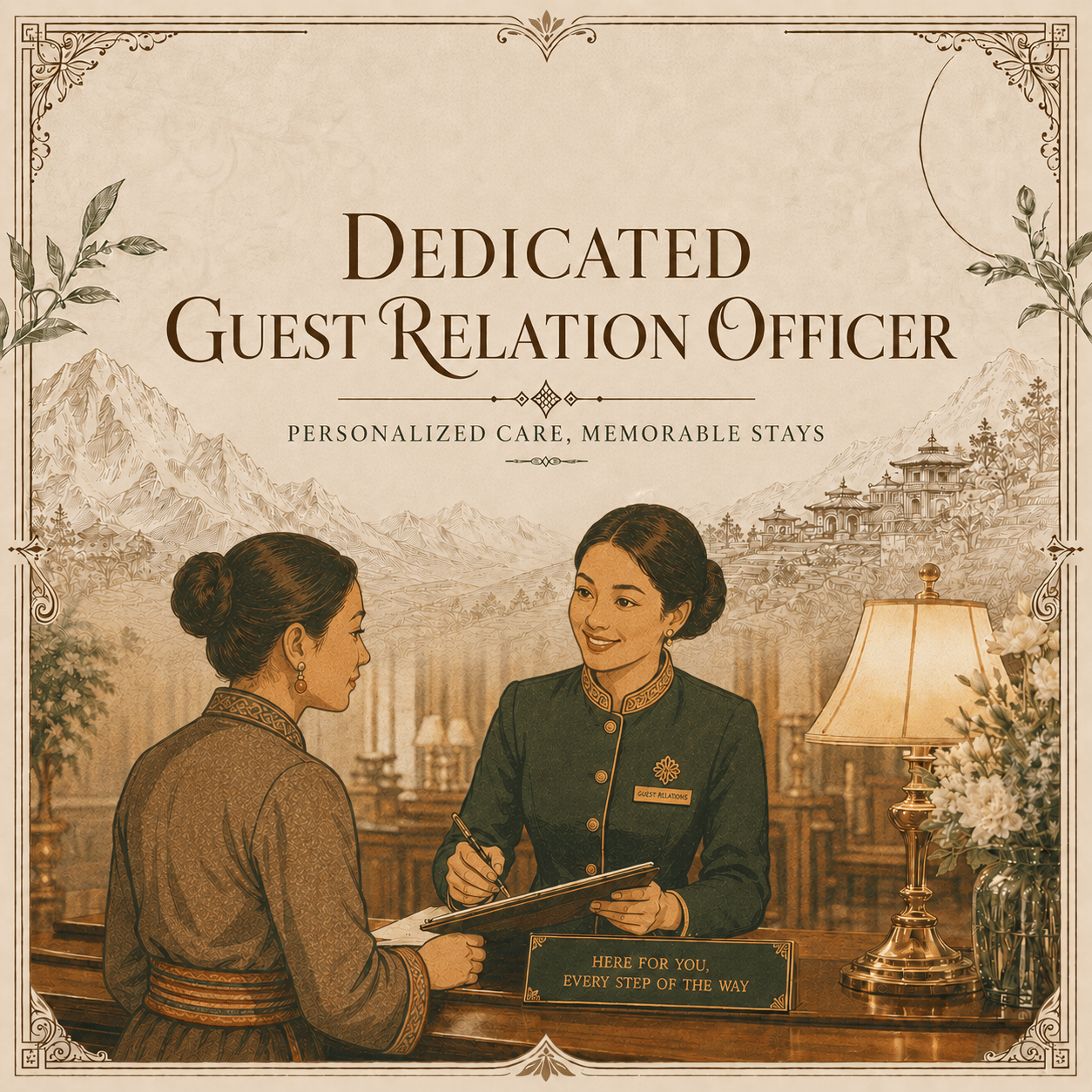 Dedicated Guest Relations Officer