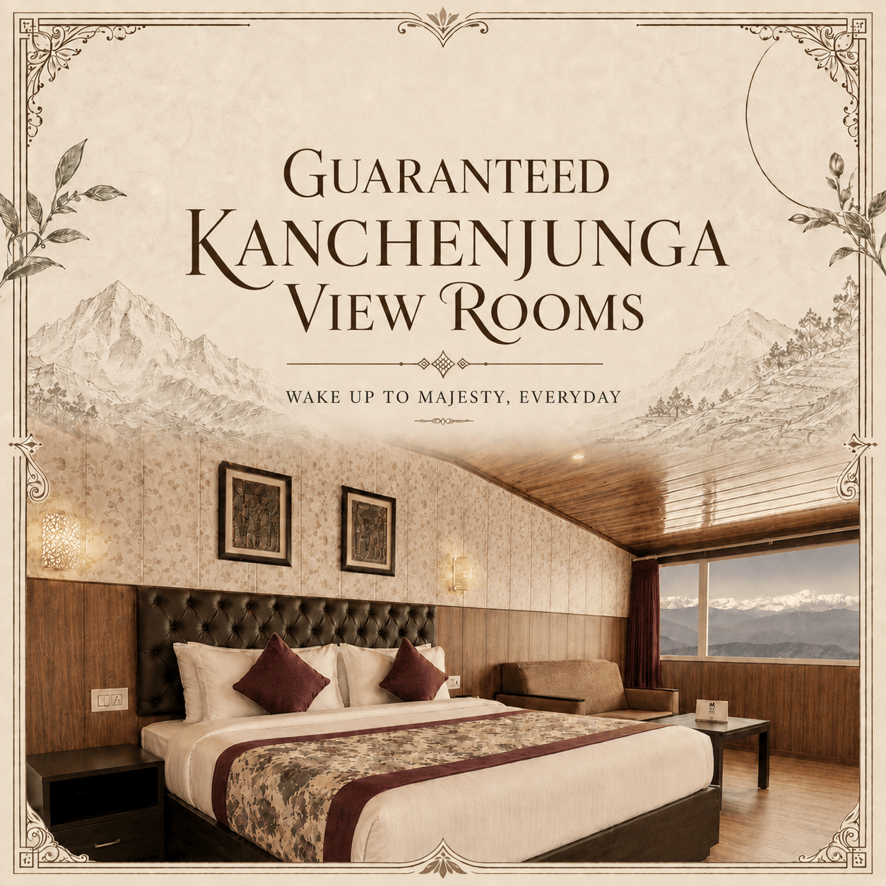 Guaranteed Kanchenjunga View room