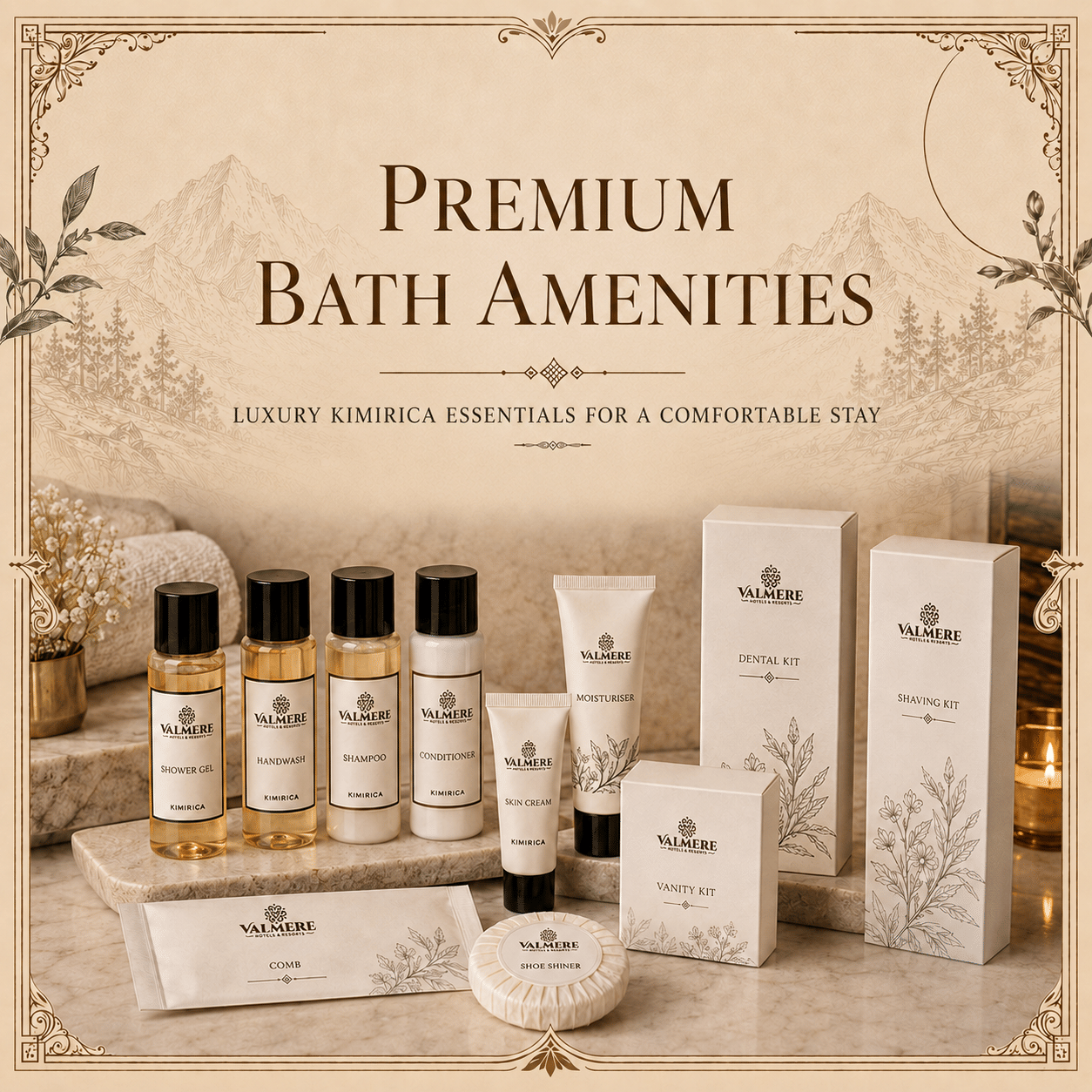 Premium Bathroom Ameneties