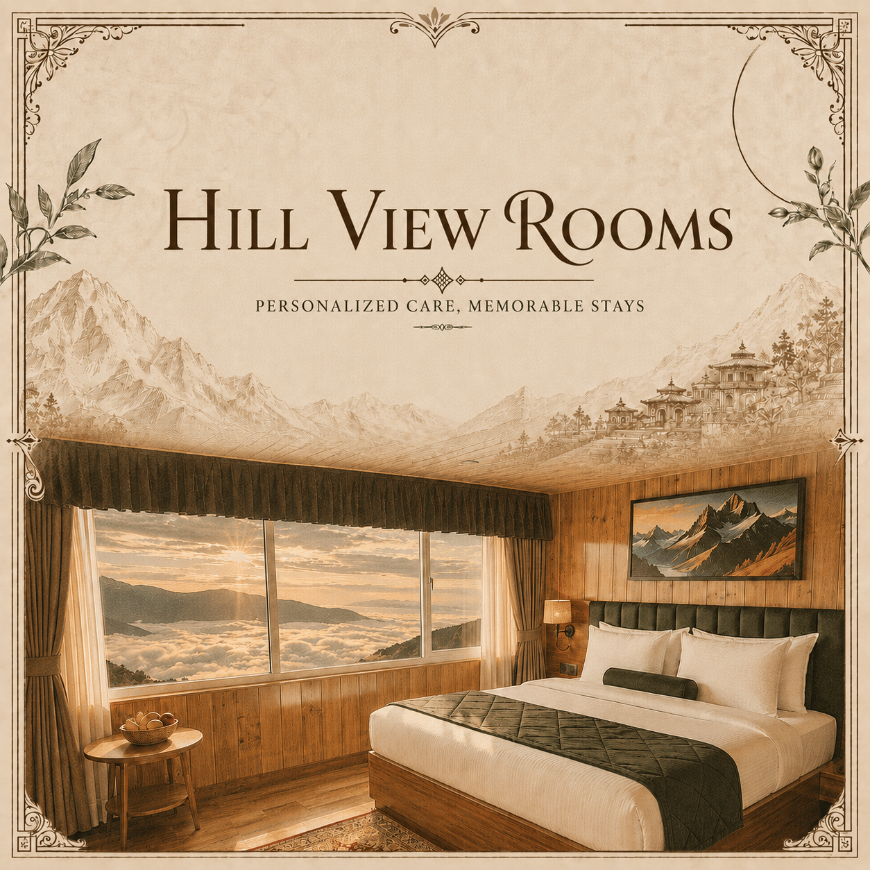 Rooms with Hill View