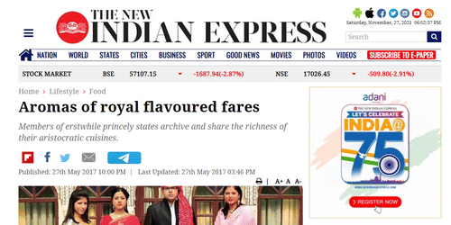 Royal Flavors and aromas at Deo Bagh -17th Century Gwalior